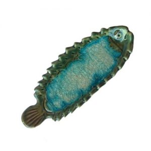 Keramický stojánek – ryba, Stojánek na tyčky ve tvaru ryby