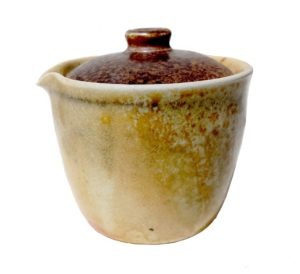 Nazlátlý gaiwan na čaj – keramické shiboridashi 180ml