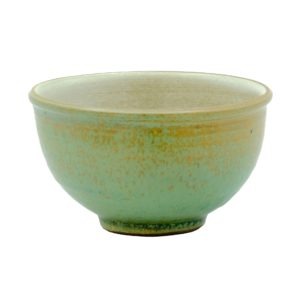 Zelená miska matná – Keramický šálek