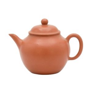 Cihlově oranžová čajová konvička – Stará yixingová konvička hladká 200ml