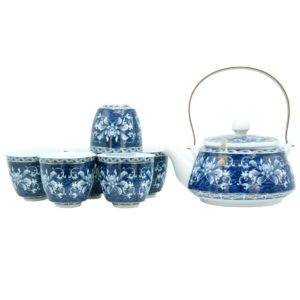Tradiční modrý porcelán – Sada konvice a šálky v dárkovém balení