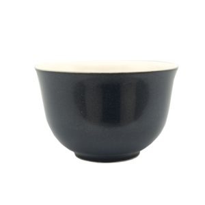 Černý čajový kalíšek – Porcelánový šálek 100ml