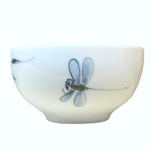 Miska s vážkou – Porcelánový šálek zdobený 150ml